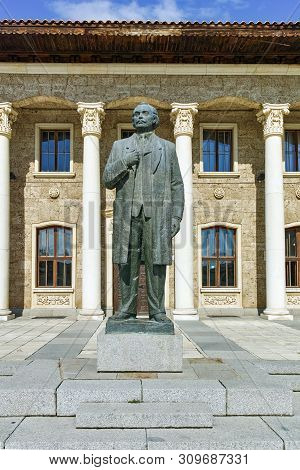 Kovachevtsy, Bulgaria - October 9, 2016: House Museum And Monument Of Communist Leader Georgi Dimitr