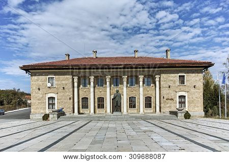 Kovachevtsy, Bulgaria - October 9, 2016: House Museum And Monument Of Communist Leader Georgi Dimitr