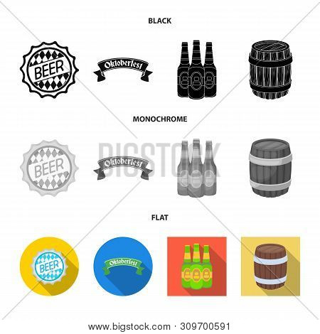 Vector Design Of Minimal And Pint Sign. Set Of Minimal And Craft Vector Icon For Stock.