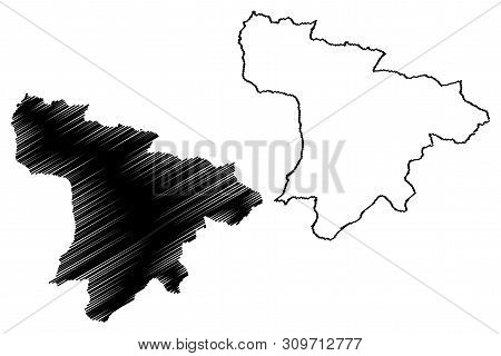 Santo Domingo De Los Tsachilas Province (republic Of Ecuador, Provinces Of Ecuador) Map Vector Illus