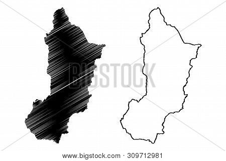 Zamora Chinchipe Province (republic Of Ecuador, Provinces Of Ecuador) Map Vector Illustration, Scrib