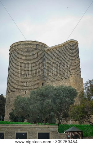 Maiden Tower Was Built In The 12th Century As Part Of The Walled City. Maiden Tower Baku . The Maide