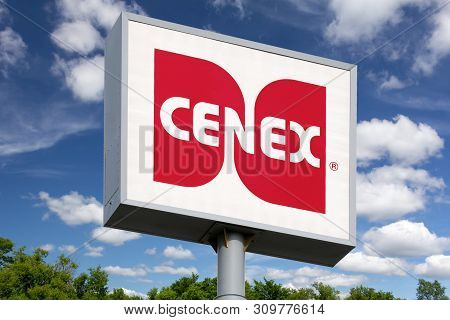 Cenex Gas Station Sign And Logo