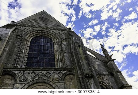 Le Mans, Maine, France - May 28: Cathedral Of Saint Julian (cathedrale St-julien Du Mans) On 28 May 