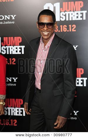 LOS ANGELES, CA - MAR 13: Orlando Jones at the premiere of Columbia Pictures '21 Jump Street' held at Grauman's Chinese Theater on March 13, 2012 in Los Angeles, California