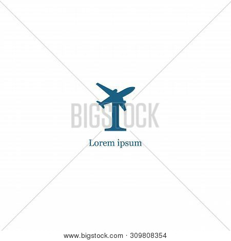 Plane Logo Vector Design. Travel Logo Vector Design. Modern Design