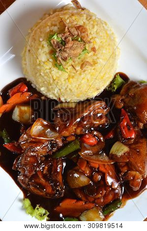 Nasi Lemak, Asian Traditional Rice Meal