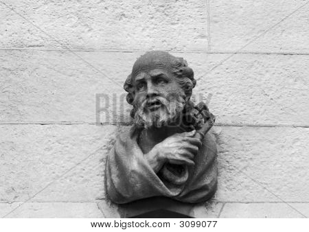 St. Peter Stone Carving