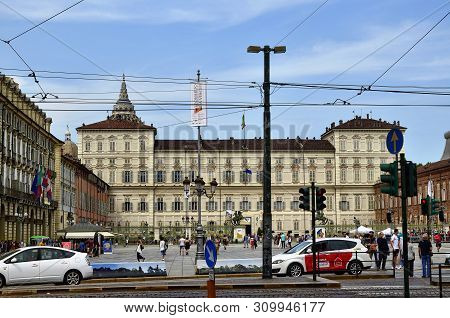 View Of The Royal Palace From Via Pietro Micca