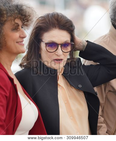 CANNES, FRANCE - MAY 19, 2019: Anouk Aimee attends the photocall for 