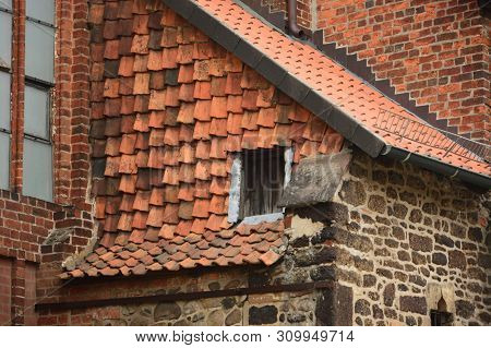 Beautiful View Of Historical Small Town In Germany Wienhausen
