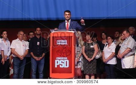 Bucharest, Romania - June 29, 2019: Daniel Florea, Candidate (not Elected) For Executive President O
