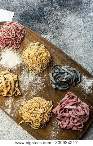 Cooking Concept With Italian Homemade Pasta