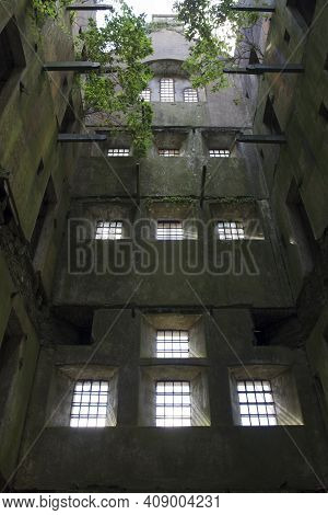 Bodmin (england), Uk - August 20, 2015: Bodmin Jail Naval Prison Outside View, Cornwall, England, Un