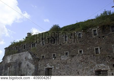 Bodmin (england), Uk - August 20, 2015: Bodmin Jail Naval Prison Outside View, Cornwall, England, Un