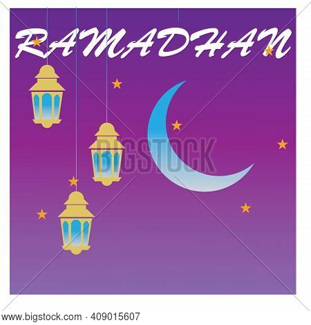 Vector Illustration Of Marhaban Ya Ramadhan