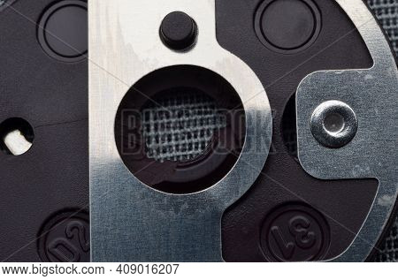 Closeup Of Electronic Circuit Board With Processor