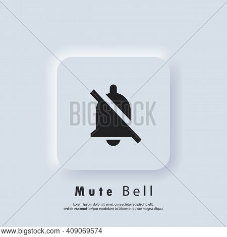 Mute Bell Icon. Alarm Off, Bell Ring Icon. Notification Bell Icon For Incoming Inbox Message. Bell R