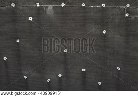 Texture Of A Surface Of A Construction Ruberoid Close-up