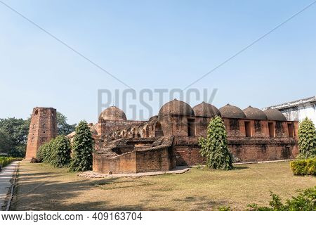 View Of Katra Masjid, One Of The Largest Caravanserais In The Indian Subcontinent. Located At Barowa