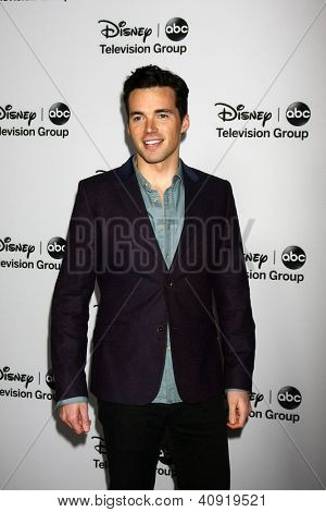 LOS ANGELES - Today: Ian Harding beachtet die ABC TCA Winter 2013-Party im Langham Huntington Hotel