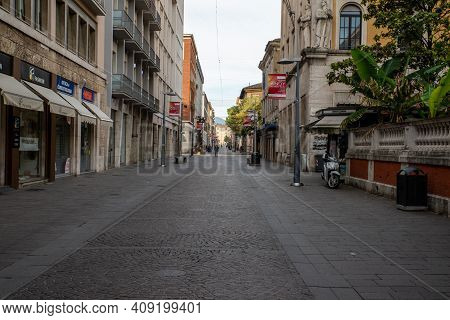 Terni, Umbria 05 05 2020:via First May In Terni