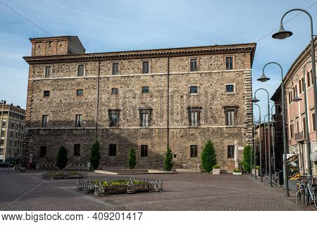 Terni, Umbria 05 05 2020:municipality Of Terni In Square Of Children