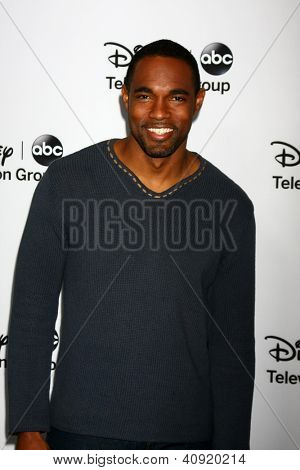 LOS ANGELES - JAN 10: Jason George woont de ABC TCA Winter 2013 partij op Langham Huntington Hote