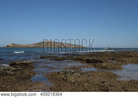spectacular view of Pessegueiro island at Portugal