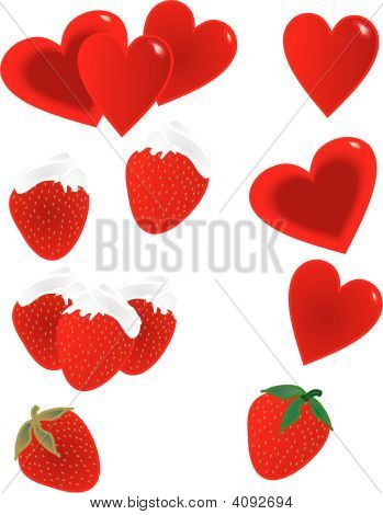 Mansikoita ja Hearts kuva