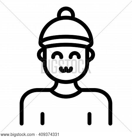 Nephew Icon. Outline Nephew Vector Icon For Web Design Isolated On White Background
