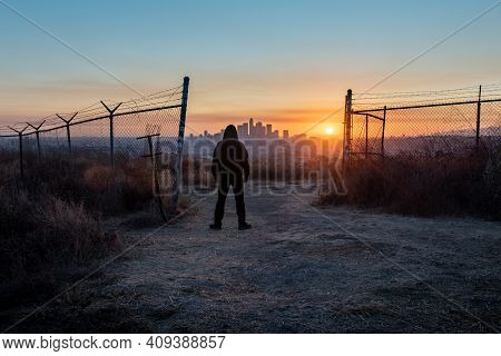 The City Is Mine - Los Angeles Sunset Cityscape