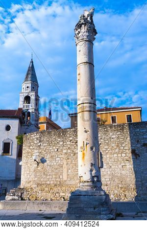 Pillar Of Shame, The Roman Column In Zadar