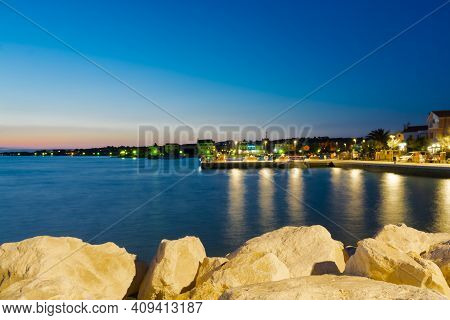 Sunset At The Adriatic Sea Near Zadar