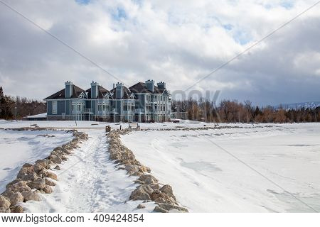 Collingwood's Lighthouse Point Is A Waterfront Condo On Georgian Bay, Overlooking The Water As Well 