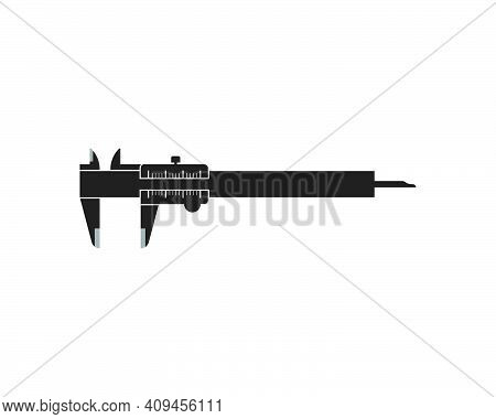 Caliper Logo Icon Vector Illustration Design