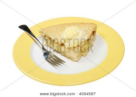 Torta di mele e crema