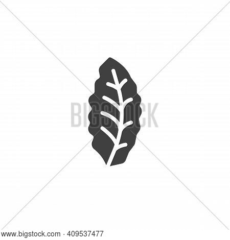Bay Leaf Vector Icon. Filled Flat Sign For Mobile Concept And Web Design. Bay Herb Glyph Icon. Symbo