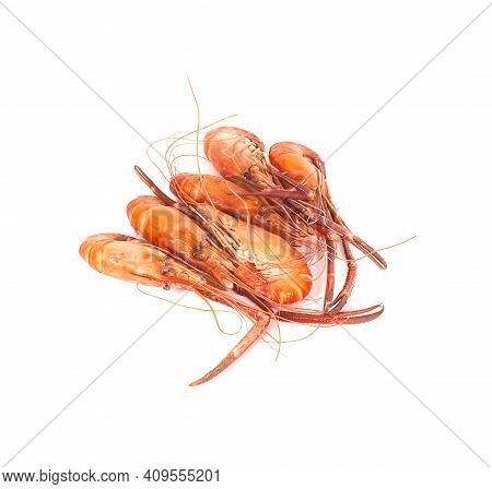 Shrimps An Isolated On A White Background