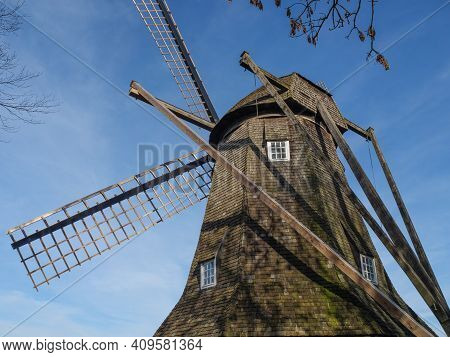 spring tiem in the germany muensterland near ahaus