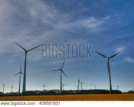 spring tiem in the germany muensterland near ahaus
