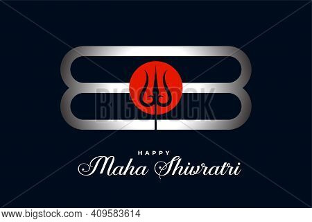 Festival Greeting Of Maha Shivratri Holiday Vector Design Illustration