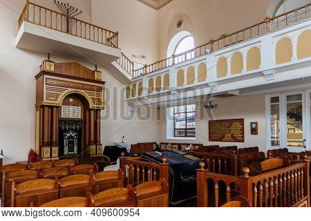 Inside Of Choral Synagogue In Rostov On Don, Russia, Feb 16, 2021