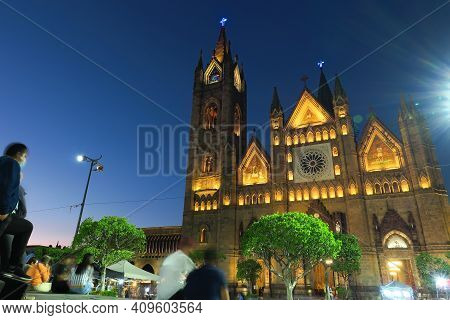 Expiatorio Gotic Churc In Guadalajara Jalisco Mexico