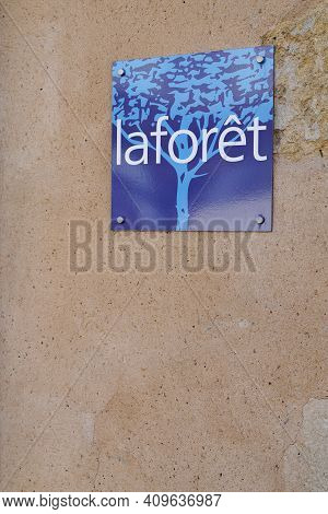 Bordeaux , Aquitaine France - 02 20 2021 : Laforet Sign Brand And Text Logo Of French Real Estate Ag