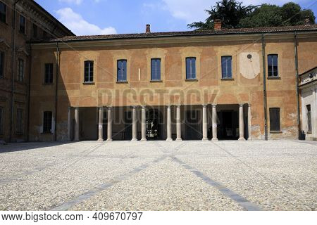 Lainate (mi), Italy - June 16, 2018: Villa Litta Borromeo Visconti Area, Lainate, Milan, Lombardy, I