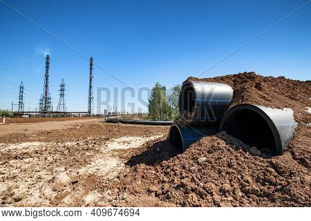 Preparatory Work For The Installation Of Plastic Pipes