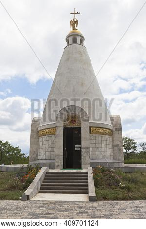 Sevastopol, Crimea, Russia - July 28, 2020: Temple-chapel In The Name Of The Holy Great Martyr Georg