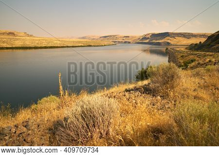 Snake River Sunshine Washington State USA. Summer