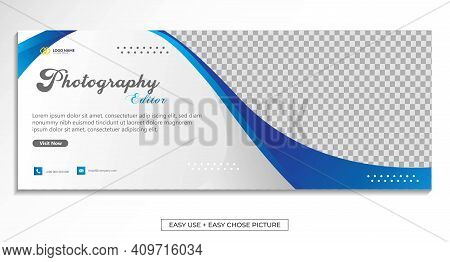 Editable Web Banner Background For Internet Ads And Promotions Vector Illustration